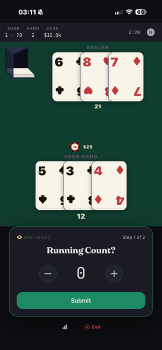 Count Dojo - BJ Card Counting Screenshot 3 of 10