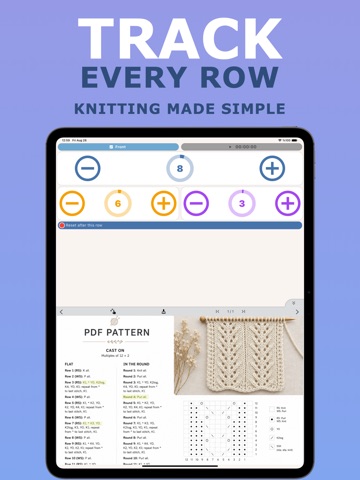Knitting Row Counter & Tracker