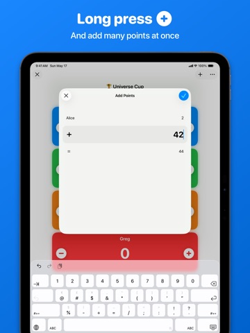 Score Tracker: Skoro iPad screenshot 2