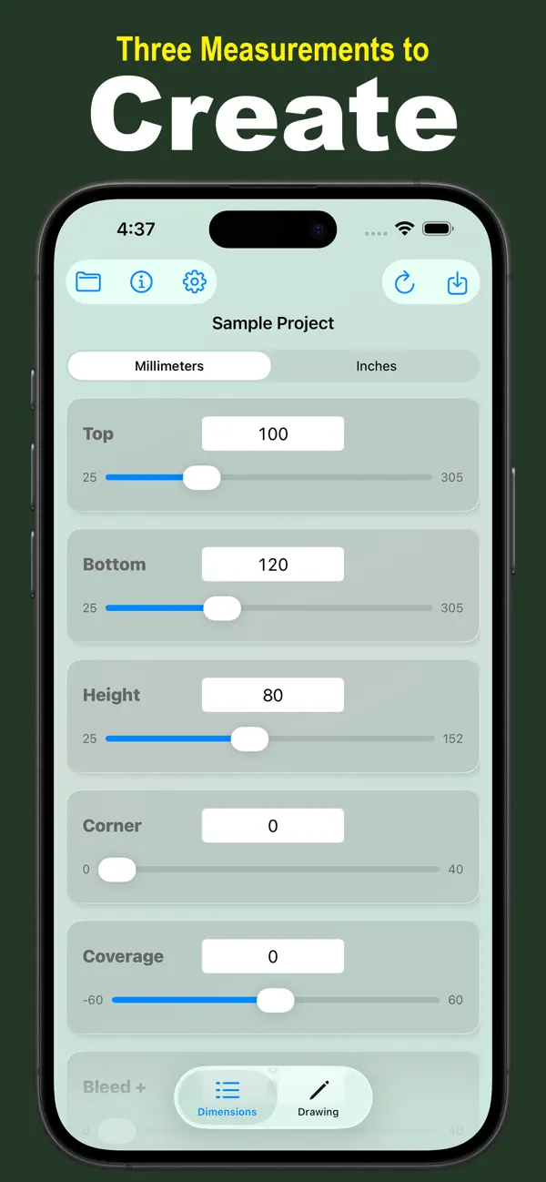 Screenshot #1 pour Tapered Labels