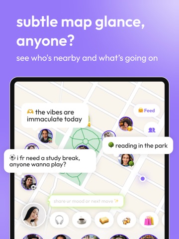 Ping: social map iPad screenshot