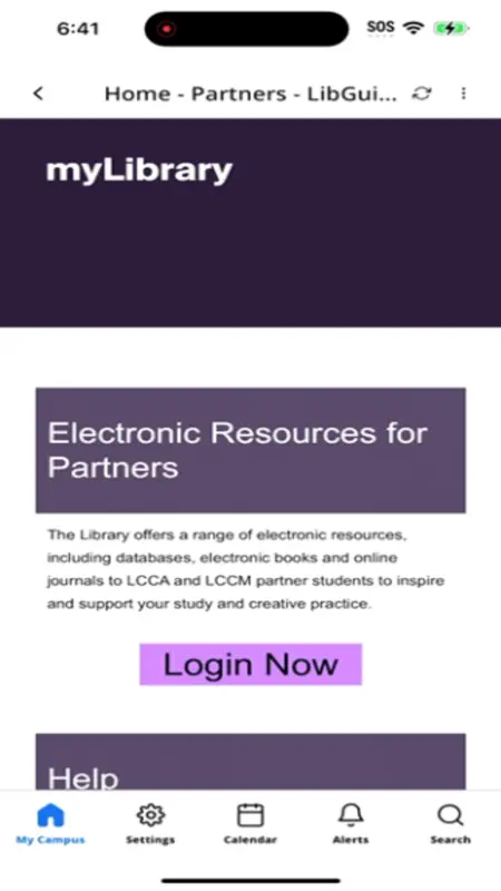 LCCA CampusM screenshot 2 of 3