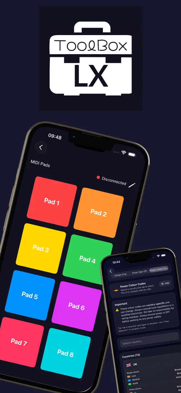 #3. LX ToolBox (iOS) 由: 1BIGRIG Ltd