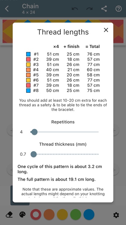 Friendship Bracelet Designer screenshot-4