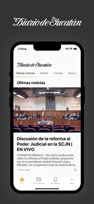 Diario de Yucatán iPhone screenshot 1