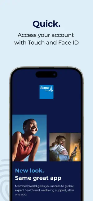 MembersWorld by Bupa Global iPhone screenshot 1