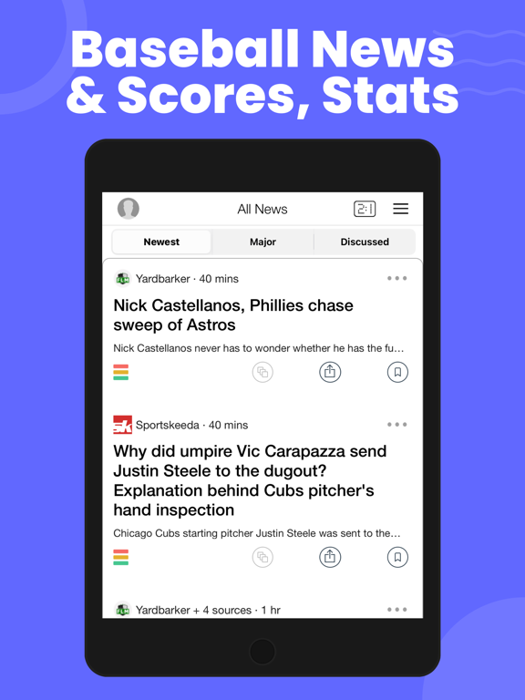 Screenshot #4 pour Baseball News & Scores, Stats