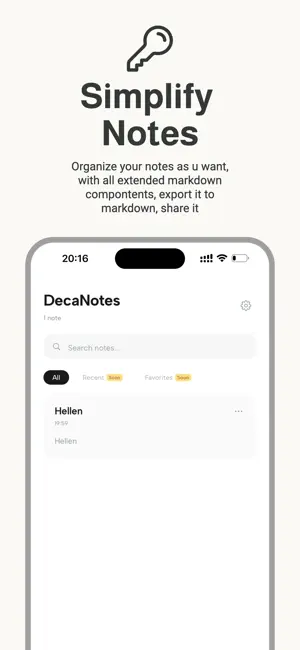 DecaNotes screenshot 3
