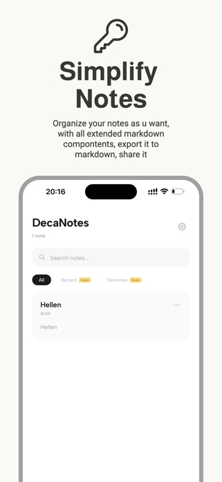 DecaNotes Screenshot 3 of 3