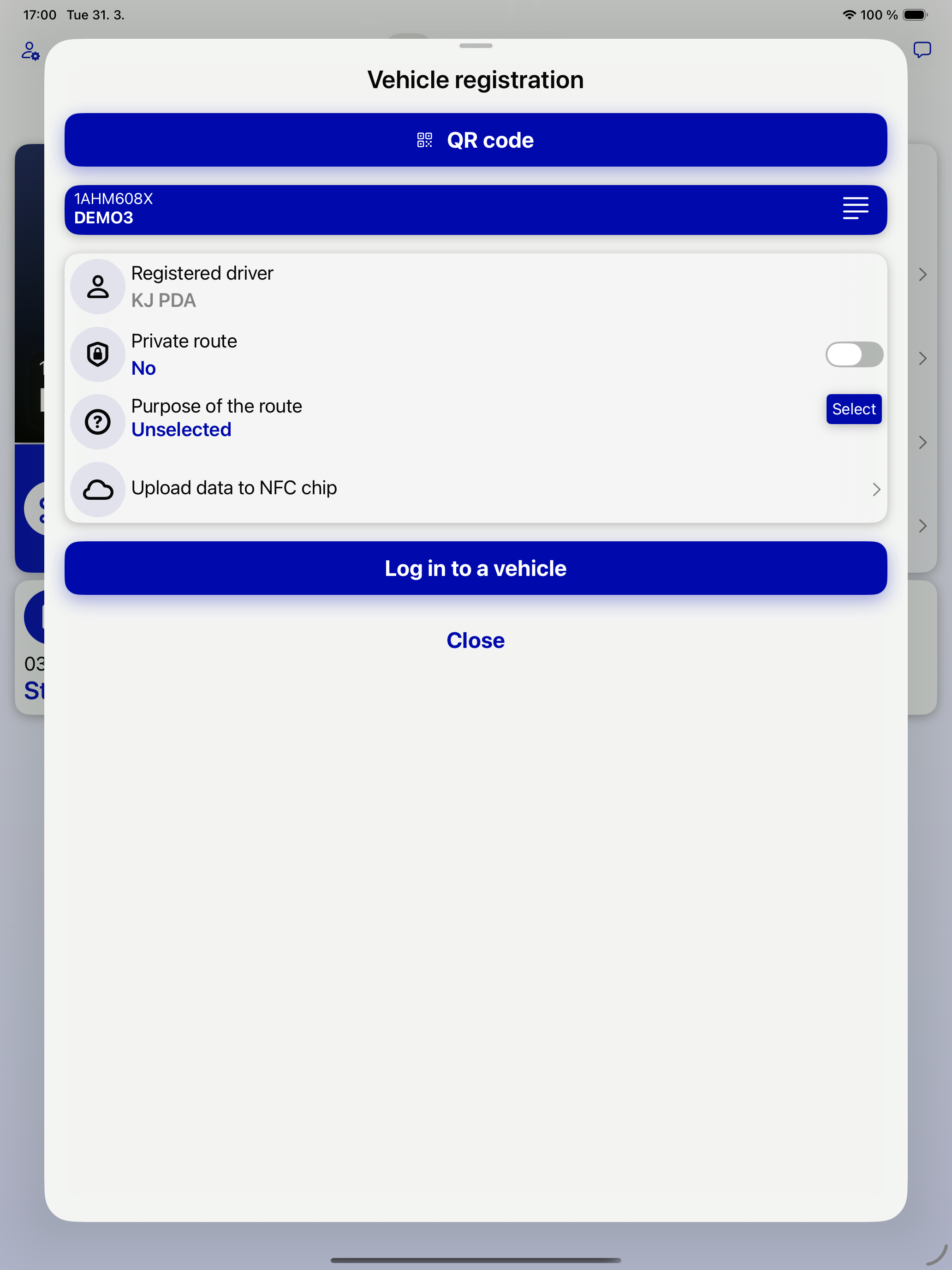 O2 Car Control