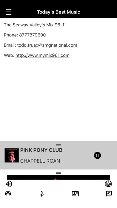 Screenshot #3 pour My Mix 96.1