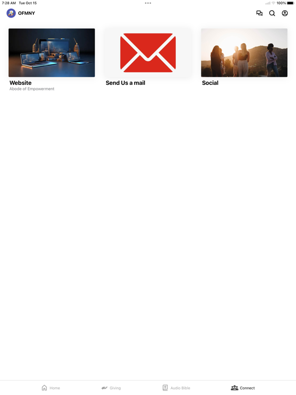 OMEGA FIRE MINISTRIES NEW YORK iPad screenshot 2 - Education app
