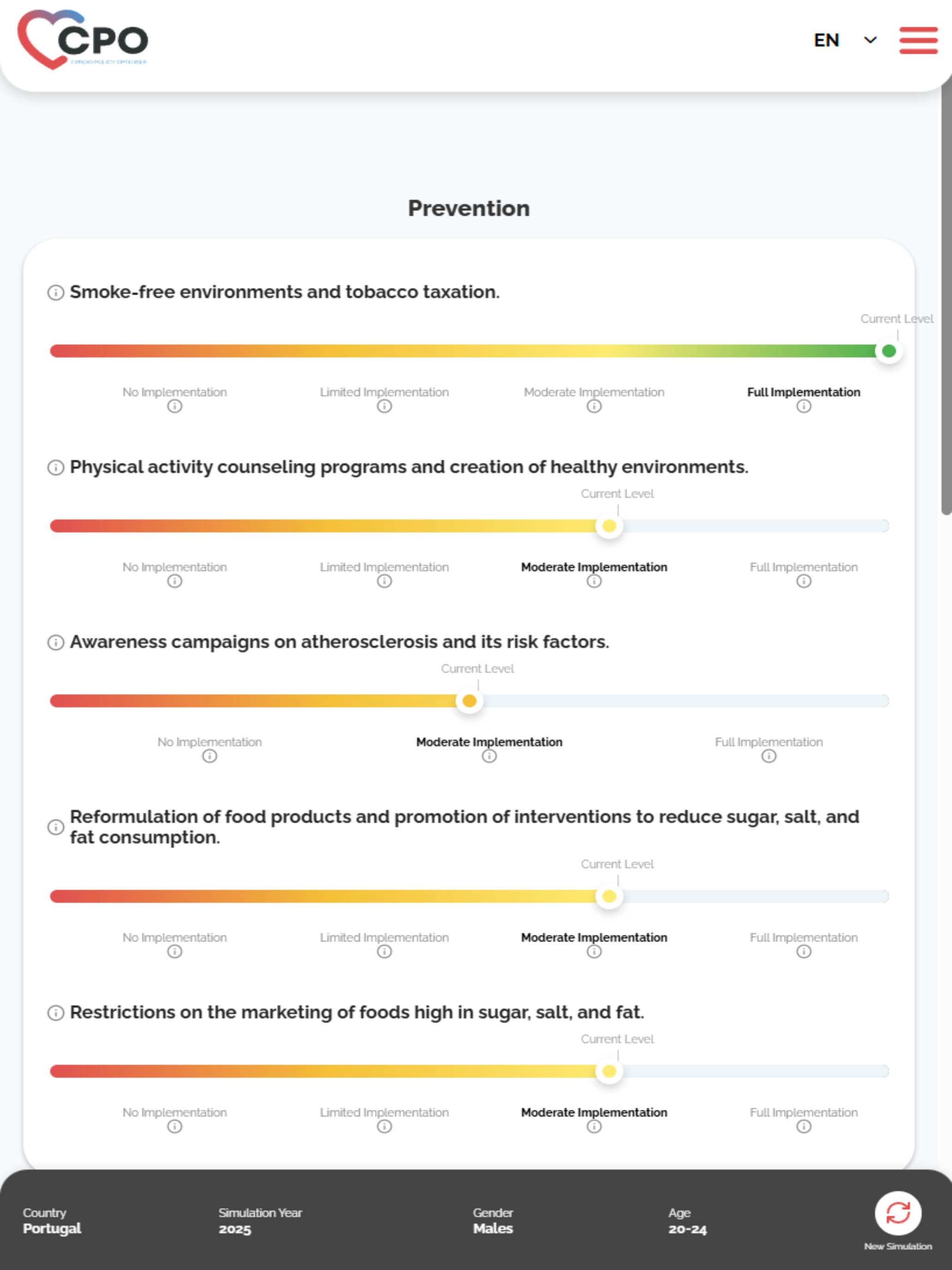 Cardio Policy Optimizer screenshot 6