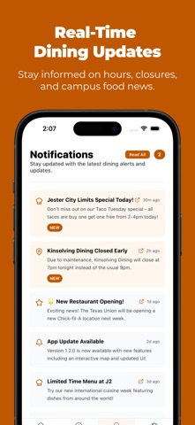 UT Dining: UT Austin Food App Screenshot 7 of 8