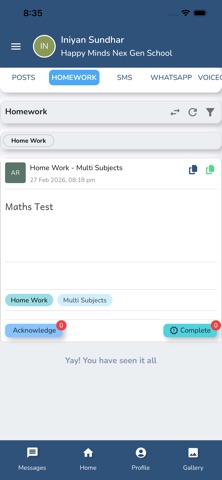 Happy Minds School iPhone screenshot