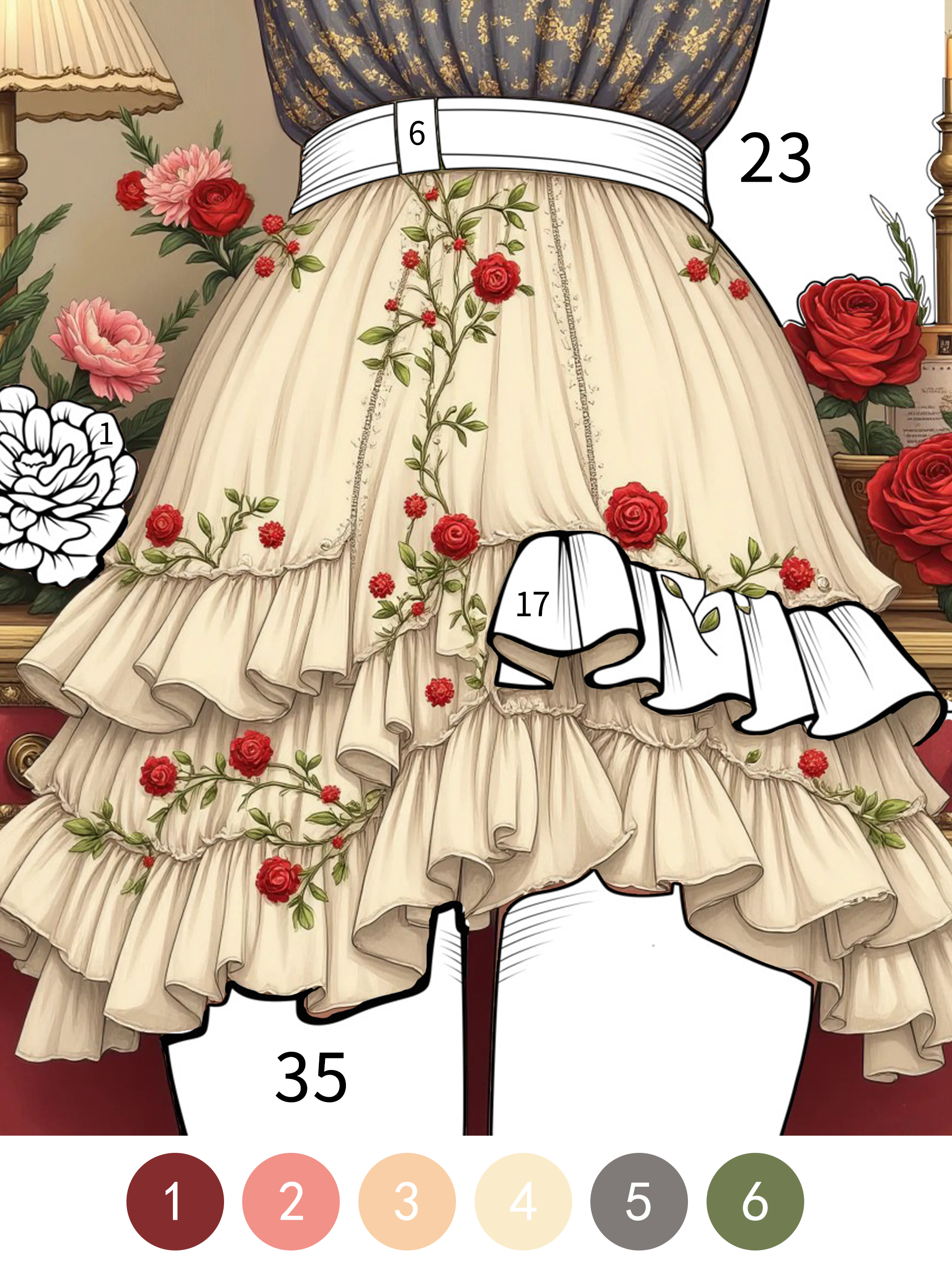 Princess Dress Coloring Book
