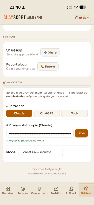 ClayScore Analyzer Screenshot 8 of 10