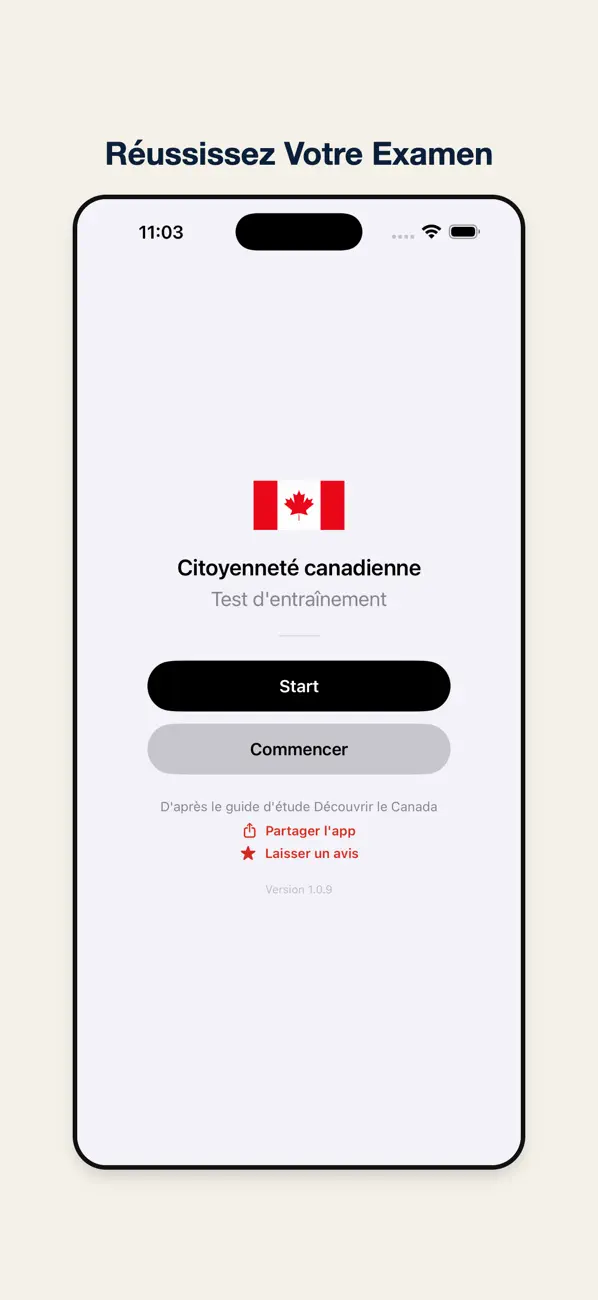 Screenshot #1 pour Canada Quiz: Citoyenneté