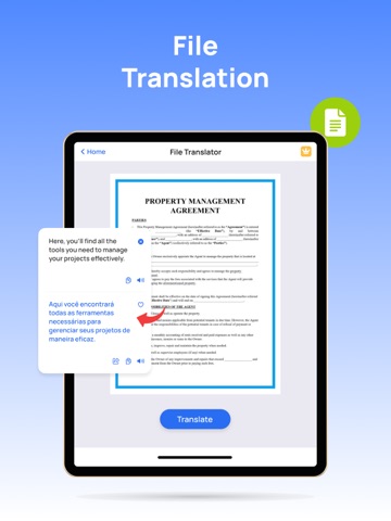 Instant Translator Language iPad screenshot