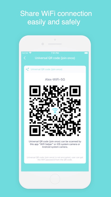 WiFi Share Helper - QR code