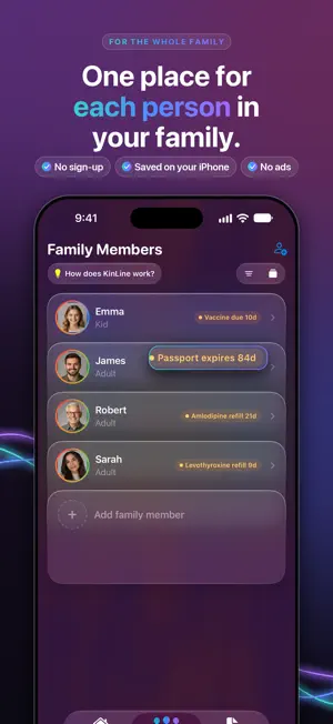 KinLine Family Organizer screenshot 1