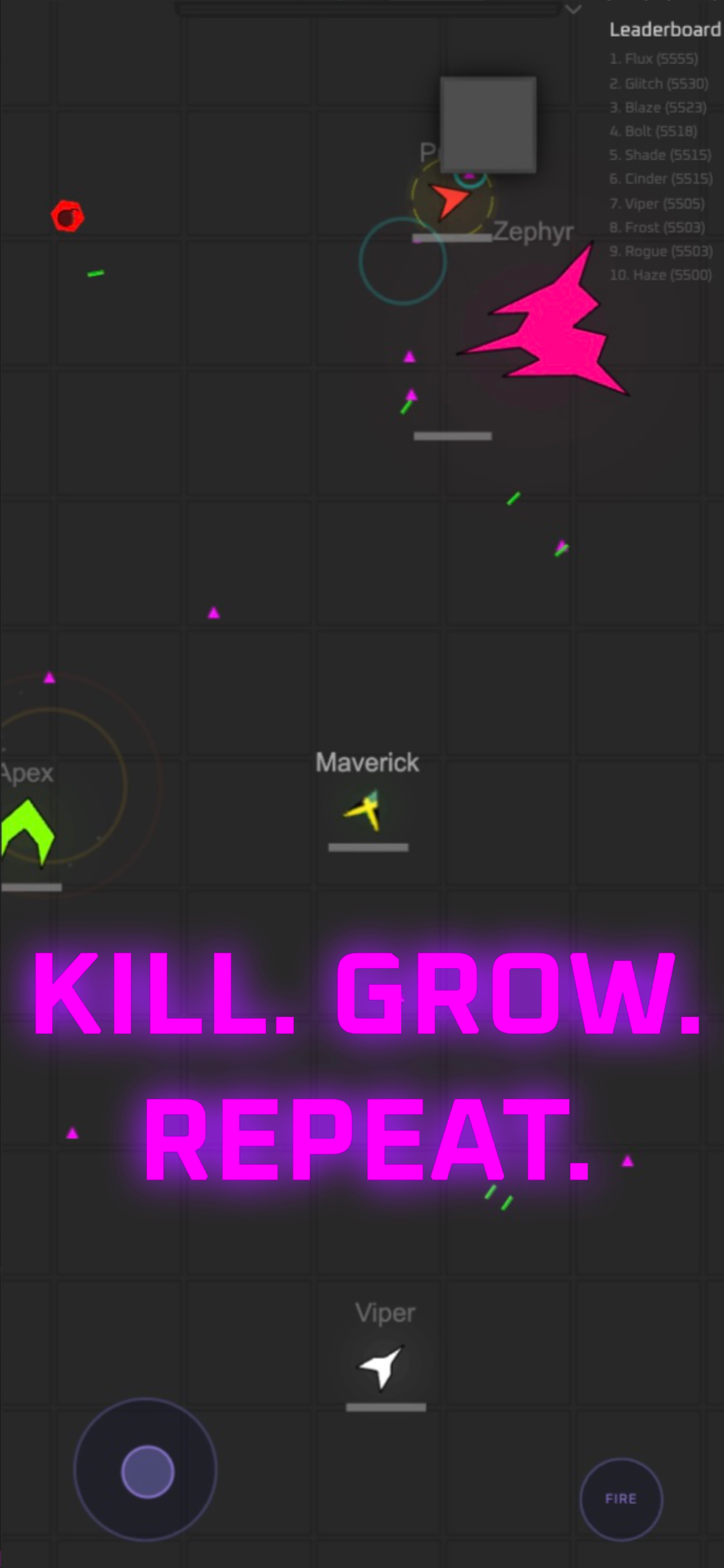Neon Lazer IO – PvP Shooter screenshot 5