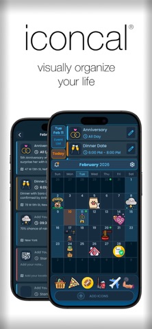 IconCal iPhone screenshot