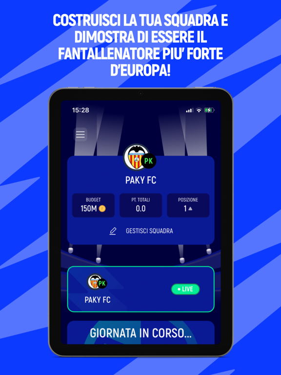 FantaMaster Champions iPad screenshot 2