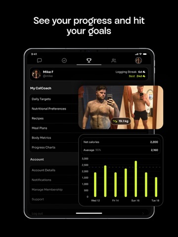CalCoach: Nutrition Coaching iPad screenshot 6