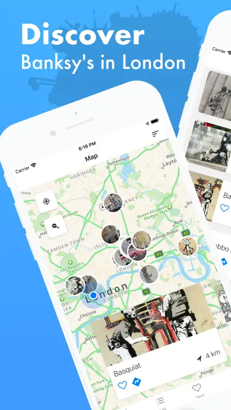 London Tour Map of Banksy screenshot 1 of 7