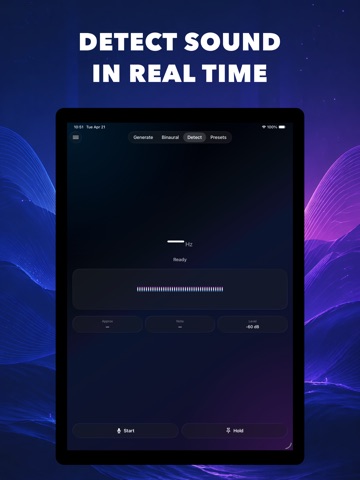 Frequency Generator - Waves iPad screenshot