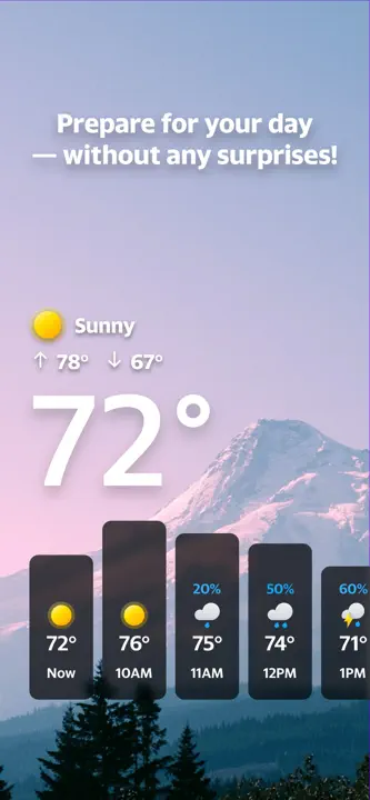 Yahoo Weather: Screenshot 4 von 7
