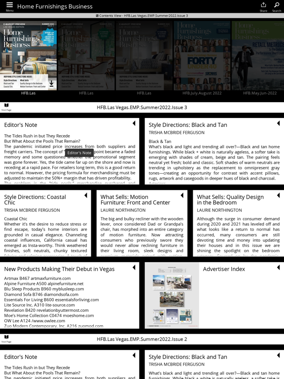 Home Furnishings Business iPad screenshot 5 - Business app