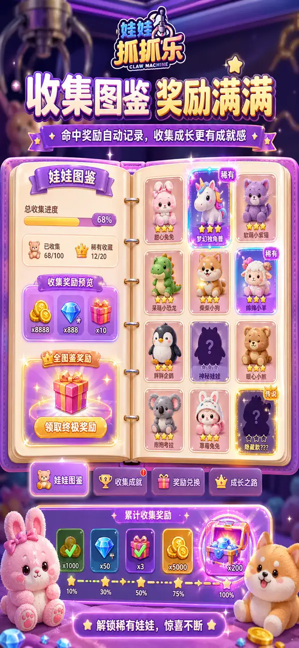 Screenshot #3 pour 全民抓娃娃-练习推币剪刀盲盒机