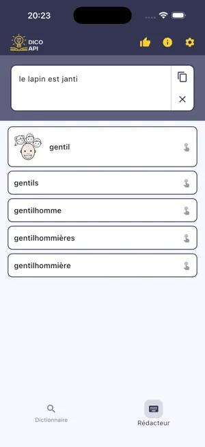 Dico API screenshot 3