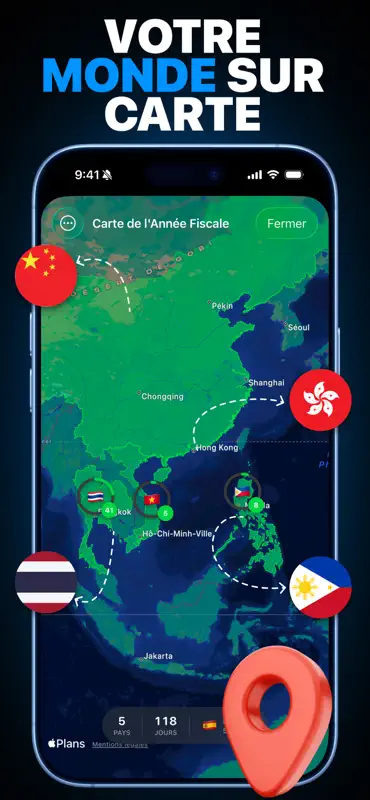 Nomad Tracker: Schengen & 183 screenshot 6 of 6