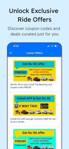 V Way Taxi: Elite Ride Booking screenshot