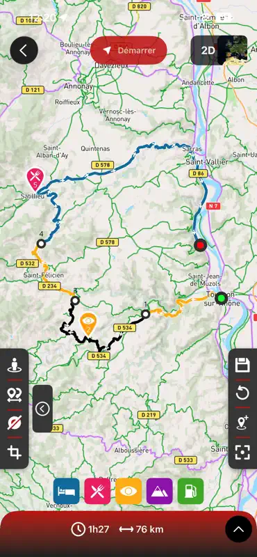 68° GPS touristique screenshot 2 of 10