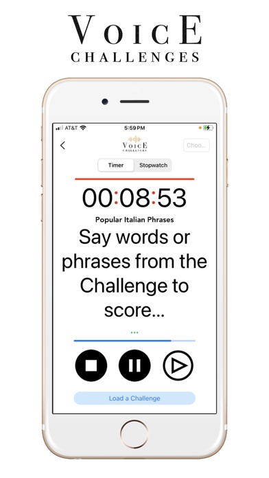 Voice Challenge Screenshot