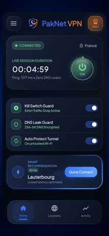 PakNet VPN Fast & Secure Screenshot 1 of 4
