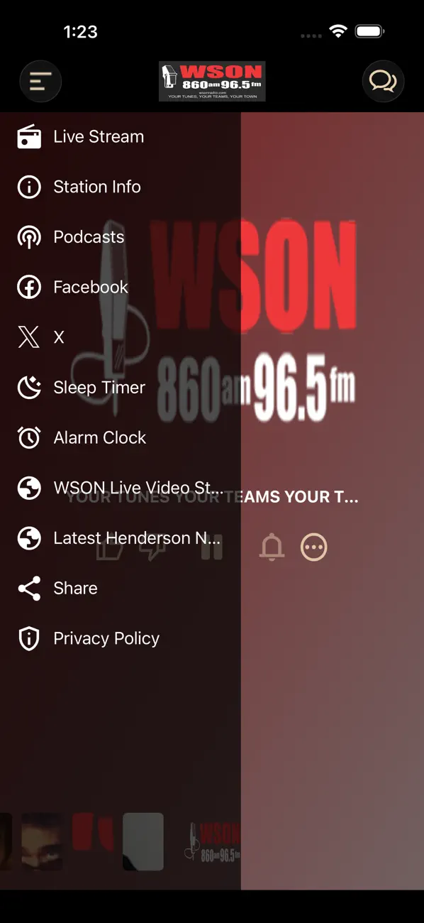 Screenshot #2 pour WSON AM/FM Radio