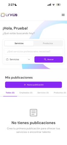 LinkUs - Busca y Conecta screenshot