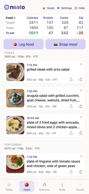 Neato - AI Health Coach screenshot 4