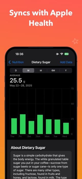 Sugrlog - Sugar Tracker Screenshot 5 of 5
