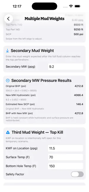 DrillOut Calcs screenshot 2