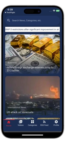 Kaylev News screenshot