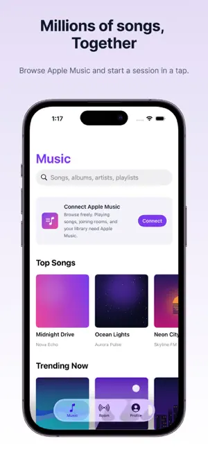 ListenIn: Social Music Rooms screenshot 3