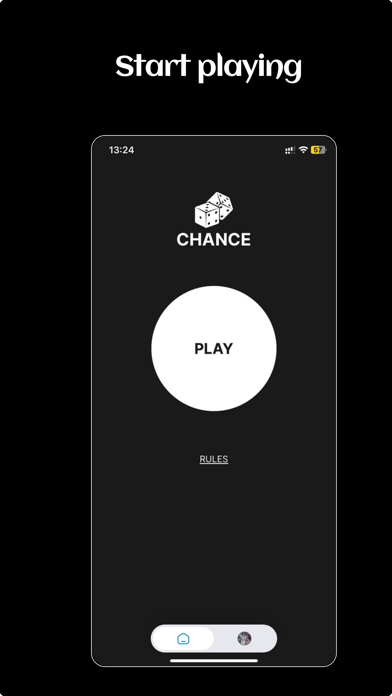 Chance Dice App Screenshot