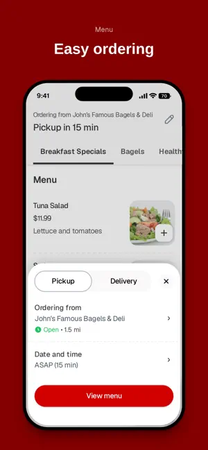 John's Famous Bagels and Deli screenshot 3