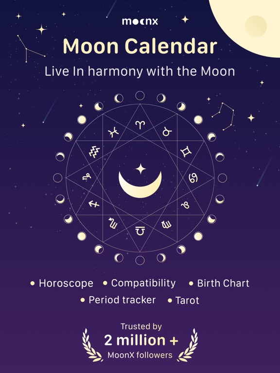 Screenshot #4 pour MoonX: Calendrier Lunaire